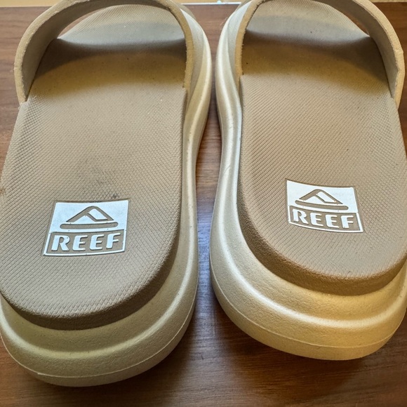 Reef Cream/Beige Slide Sandals Women’s Sz 6 - Picture 5 of 8